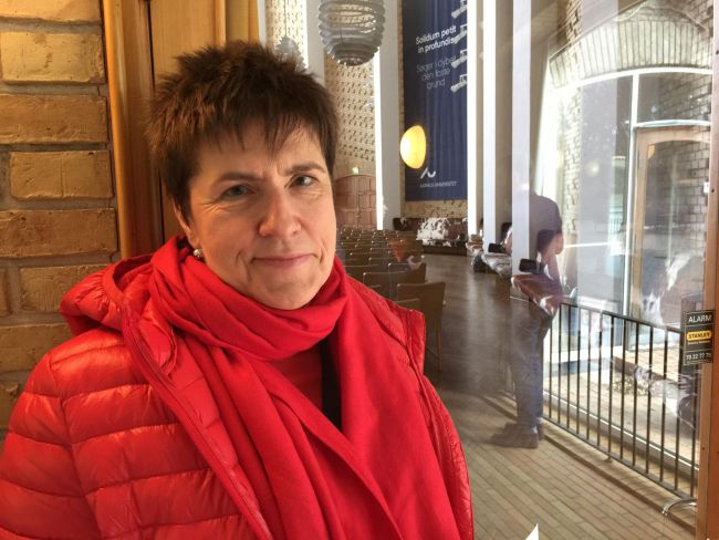 mgr Krystyna Breszka-Jędrzejewska, the director of the TUL Language Centre