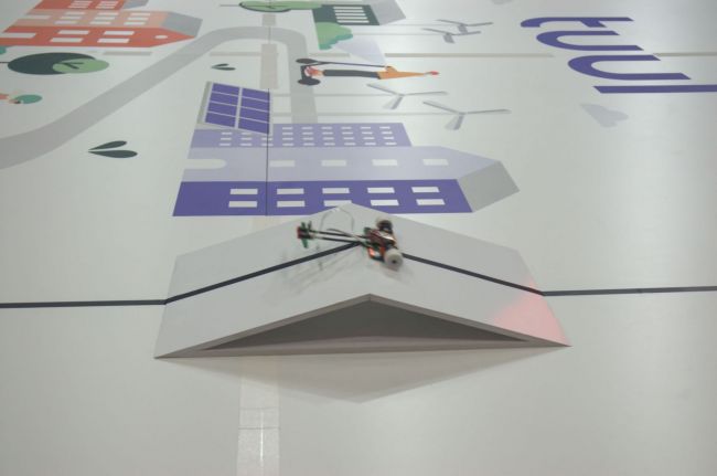 Jedna z przeszkód na torze Line Following Enhanced