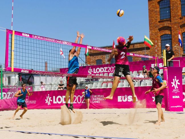 one of the disciplines is beach volleyball