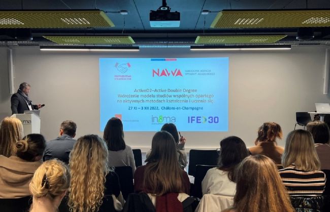 Welcome by Ferry Quenet, director of in&ma university