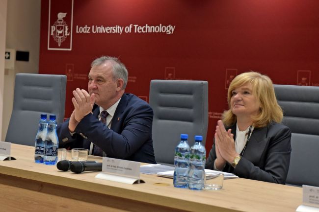 the rector of the Lodz University, prof. Elżbieta Żądzińska and the rector of the Lodz University of Technology, prof. Krzysztof Jóźwik