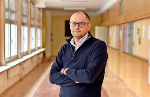 prof. Marcin Koniorczyk z PŁ, fot. Jacek Szabela