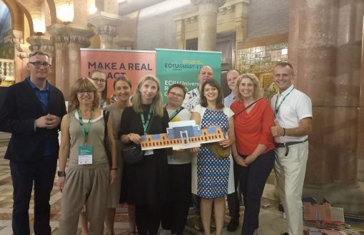 Conference participants from the Lodz University of Technology