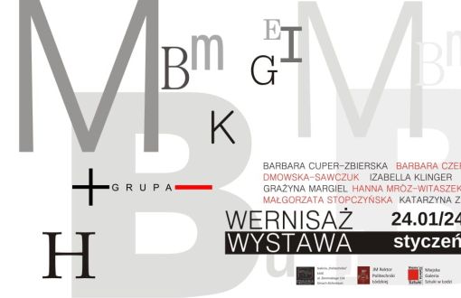 Zaproszenie na wystawę Grupy PLUS MINUS w Galerii Politechnika na PŁ