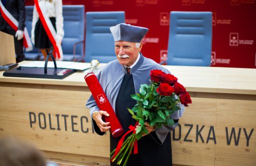 prof. Jacek Moll doktorem honoris causa PŁ, fot. Marcin Szmidt